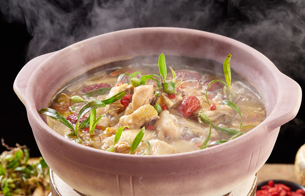 石橄榄鸡煲